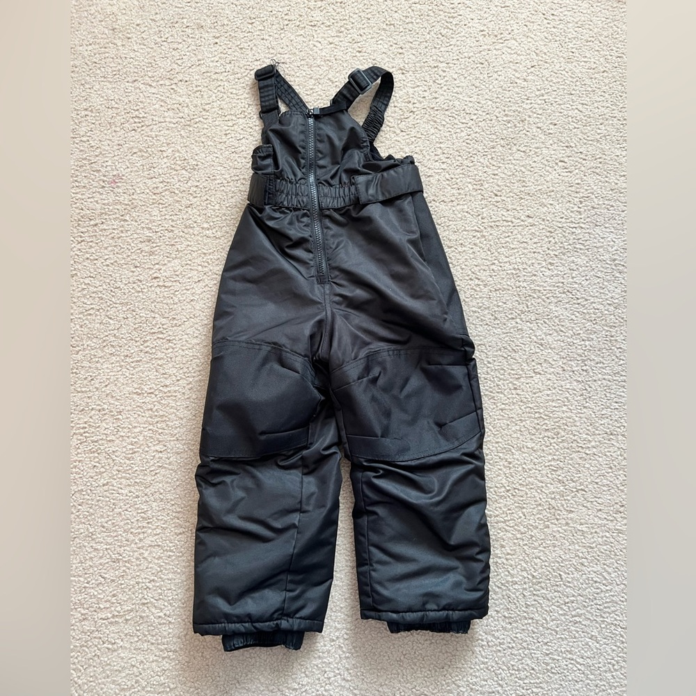 Cat & Jack Black Snow Pants/Snow Bibs Size 3T